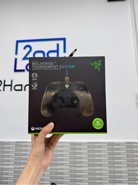 Tay Cầm Razer Wolverine V3 Tournament Edition - 1 mode dây - Màu đen - Ngoại hình 98% - Box