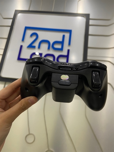 Tay cầm Xbox 360 Wireless Controller - Màu đen - Ngoại hình: 98% - Kèm Dongle