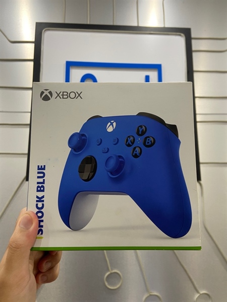 Tay cầm Xbox Series X - Màu xanh - Ngoại hình: 97% - Kèm Box + Dây sạc 3