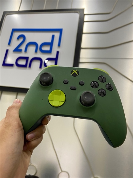 Tay cầm Xbox Series X Remix Special Edition - Màu xanh lá - Ngoại hình: 98% - Kèm Pin Xbox