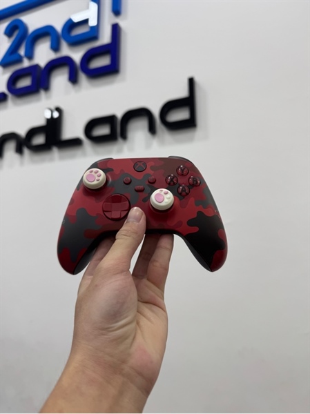 Tay cầm Xbox Wireless Controller-Daystrike Camo - Màu đỏ camo - Ngoại hình 98% - Box + Túi đựng + Dây