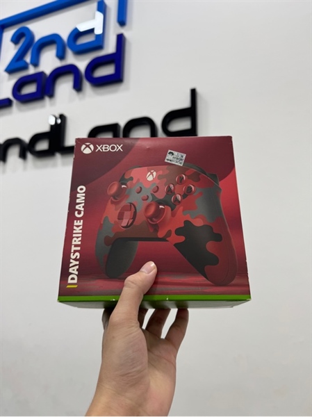 Tay cầm Xbox Wireless Controller-Daystrike Camo - Màu đỏ camo - Ngoại hình 98% - Box + Túi đựng + Dây 4