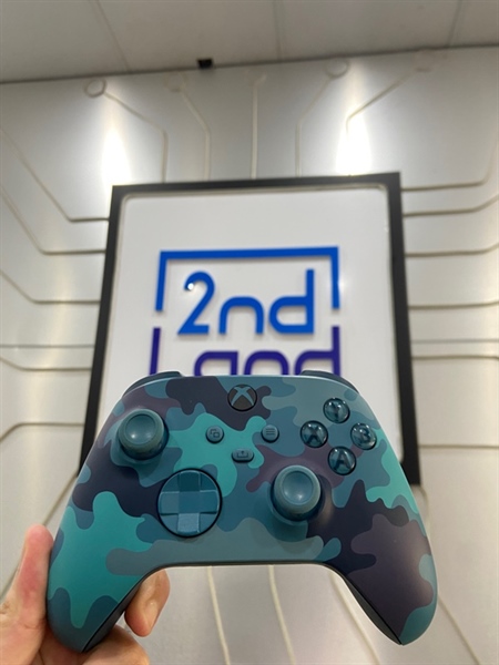 Tay cầm XBOX Wireless Series X Mineral Camo - Màu xanh - Ngoại hình 98% - Fullbox (thiếu dây)