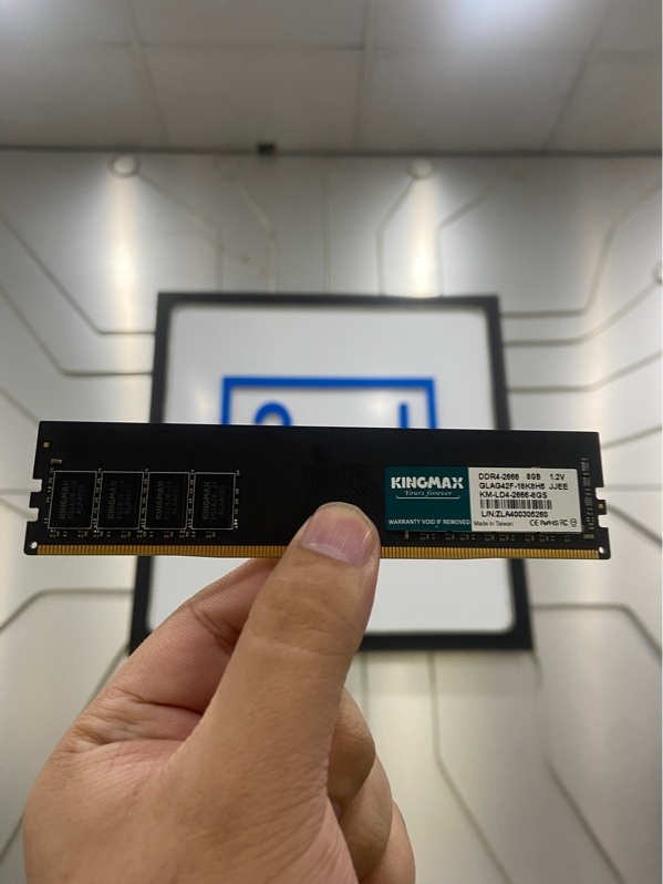 Thanh Ram KingMax 8GB DDR4 Bus 2666MHz - Màu đen - Ngoại hình: 97% - Body