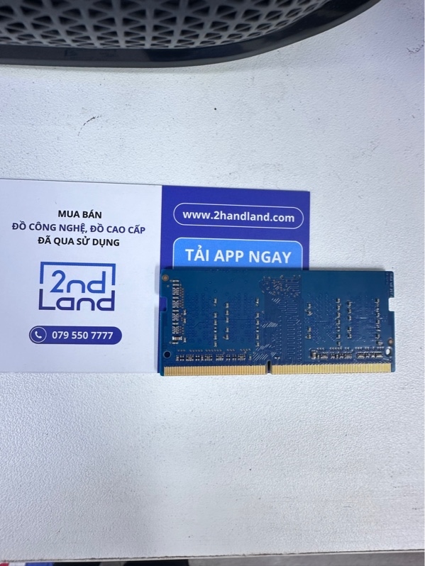 Thanh Ram laptop Ramaxel 4gb ddr4 - bus 2666 - Màu xanh - Ngoại hình 98% - Body