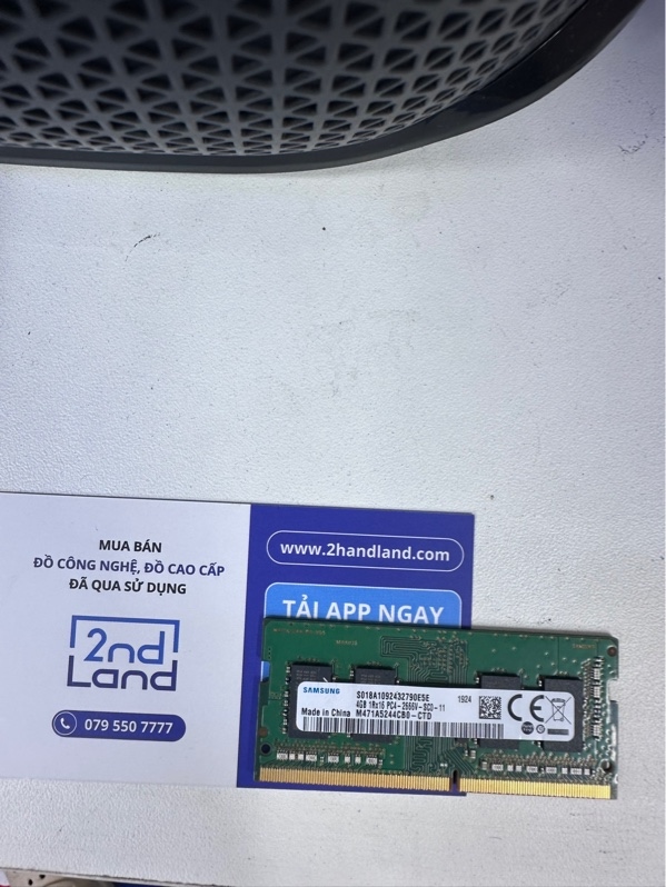 Thanh Ram laptop Samsung - 4gb ddr4 - bus 2666 - Màu xanh - Ngoại hình 98% - Body