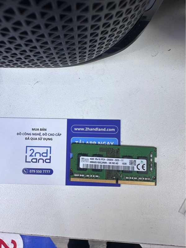 Thanh Ram laptop SK Hynix - 4gb ddr4 - bus 2666 - Màu đen - Ngoại hình 98% - Body