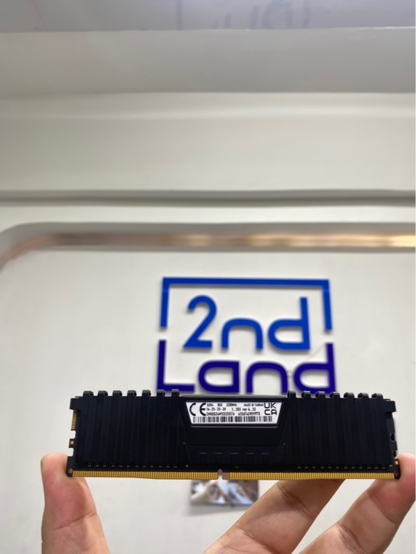 Thanh Ram PC Corsair Vengeance LPX DDR4 - 8gb/ram - bus 3200mhz - Màu đen - Ngoại hình 97.5% - Body