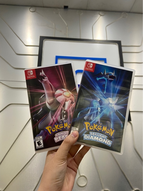 Thẻ game Nintendo - Pokémon Brilliant Diamond & Pokémon Shining Pearl Double Pack - Kèm Box