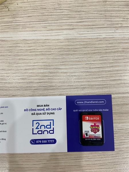 Thẻ game Nintendo - Pokemon Shield - Body