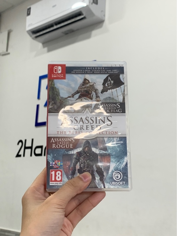 Thẻ game Nintendo switch - Assassin's creed the rebel collection - Box