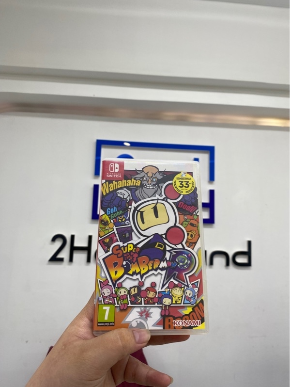Thẻ game Nintendo switch konami super bomber man - Ngoại hình 98% - Kèm Box