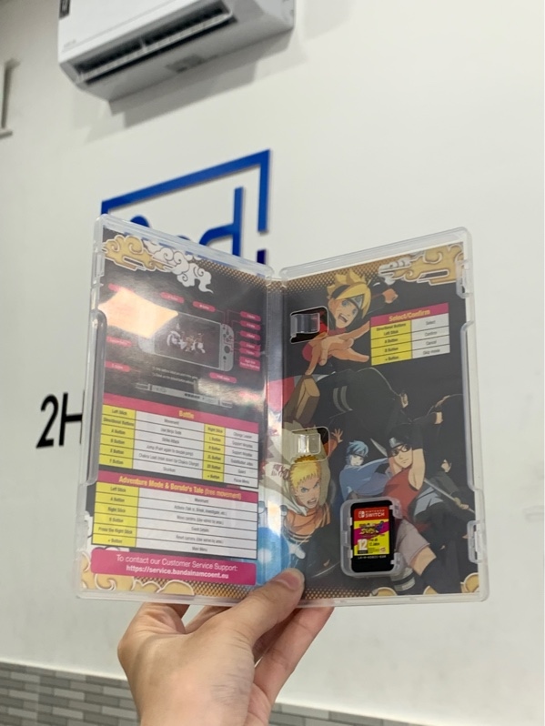 Thẻ game Nintendo switch - Naruto shippuden ultimate ninja storm 4 road to boruto - Box