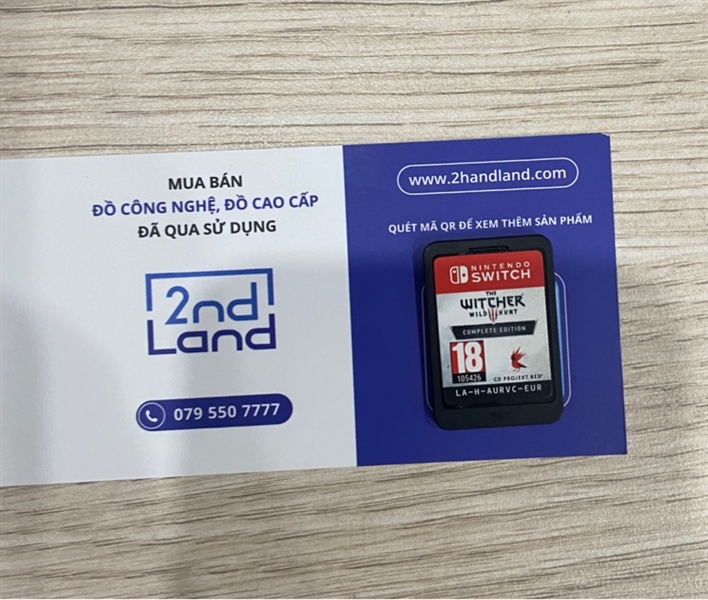 Thẻ Game Nintendo - The Witcher Wild Hunt