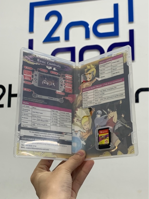 Thẻ game Nitendo - Naruto Storm - Box