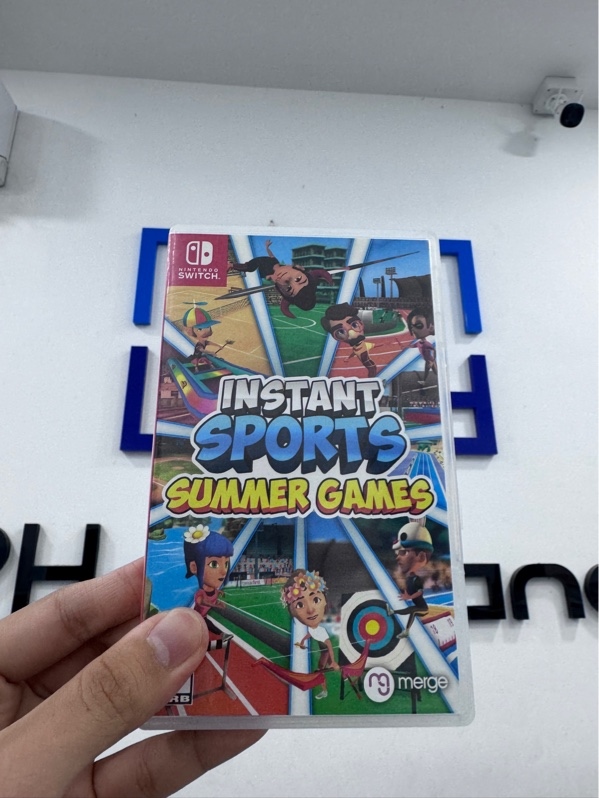 Thẻ game Switch Instant Sports Summer Games - Ngoại hình 97% - Vỏ xước - Kèm box