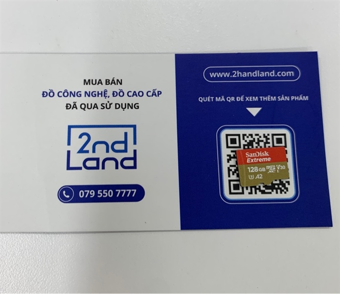 Thẻ Nhớ MicroSDXC SanDisk Extreme - 128GB V30 A2 - Màu đỏ vàng - Ngoại hình: 98% - Body