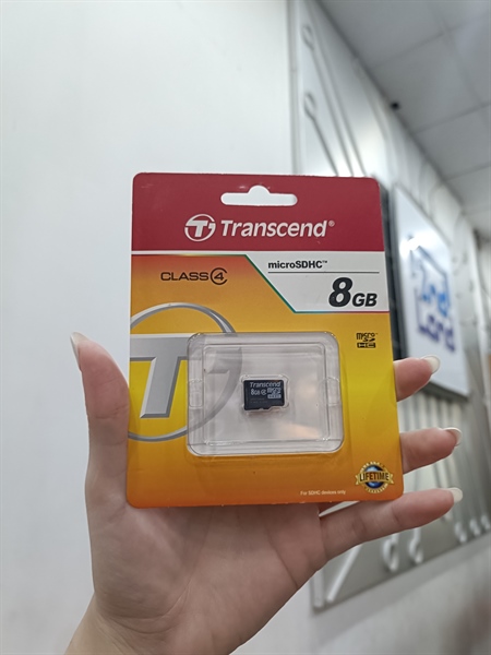 Thẻ nhớ Transcend Micro SDHC 8 GB - Màu Đen - Newseal