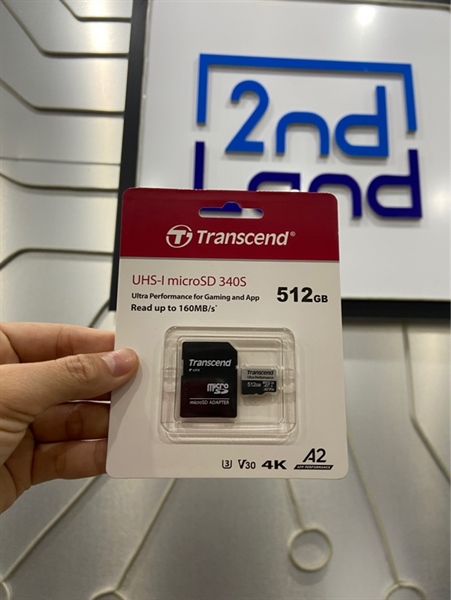 Thẻ nhớ Transcend UHS-I MicroSD 340S - 512GB - 160MB/S
