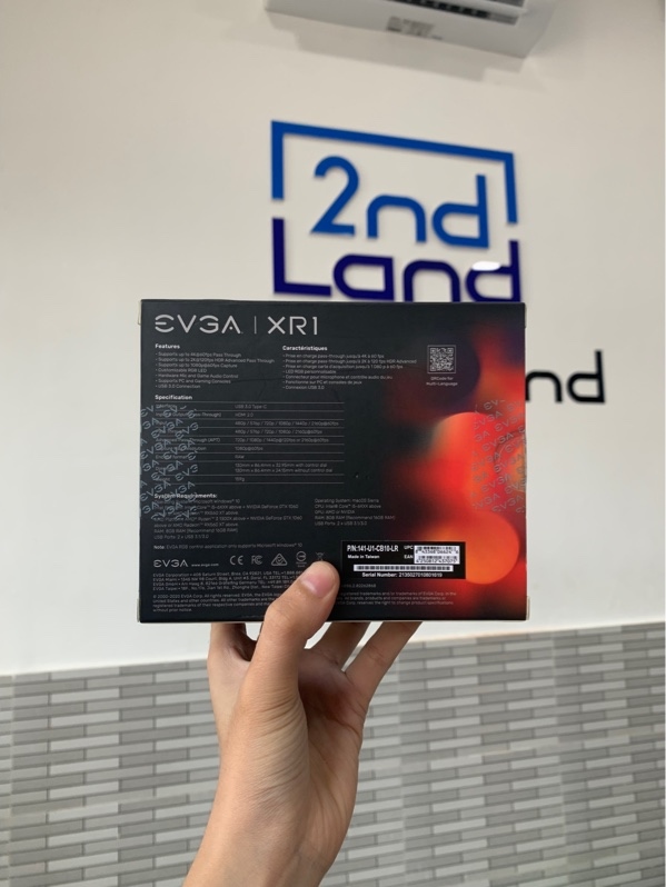 Thiết bị thu hình EVGA XR1 Capture Device - Màu đen - Newseal