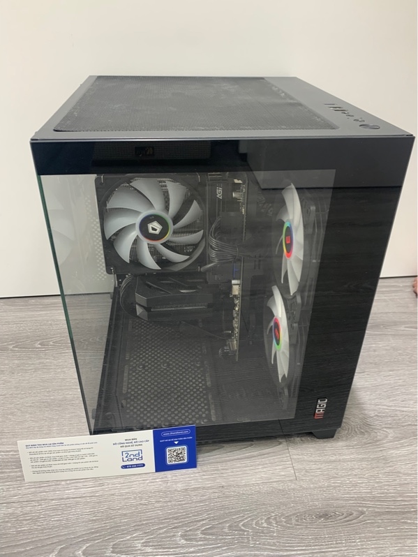 Thùng pc case magic - Mainboard asrock a620AM, AMD - Ryzen 5 7500F - Ram 16 ddr5/500gb ssd - Card msi rtx 5060 8gb - Nguồn gamdias GO650 650w - Màu đen - Ngoại hình: 98% - Kèm nguồn