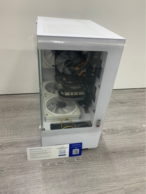 Thùng pc case magic - Micro-star h410m bomber - i3-10100F - Ram 8gb ddr4, 120gb ssd/ 256gb ssd - Nvidia GTX 1050ti 4gb - Nguồn 400w - Màu trắng - Ngoại hình: 97% - Body