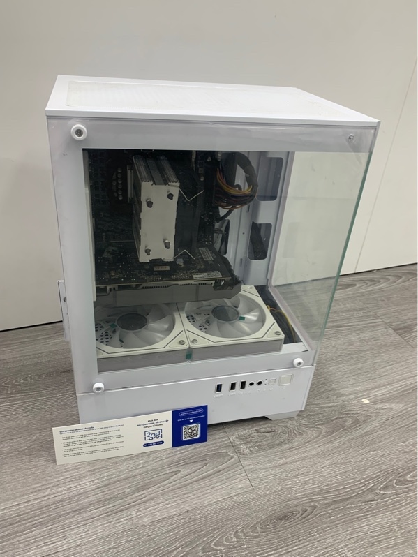 Thùng pc case magic - Micro-star h410m bomber - i3-10100F - Ram 8gb ddr4, 120gb ssd/ 256gb ssd - Nvidia GTX 1050ti 4gb - Nguồn 400w - Màu trắng - Ngoại hình: 97% - Body