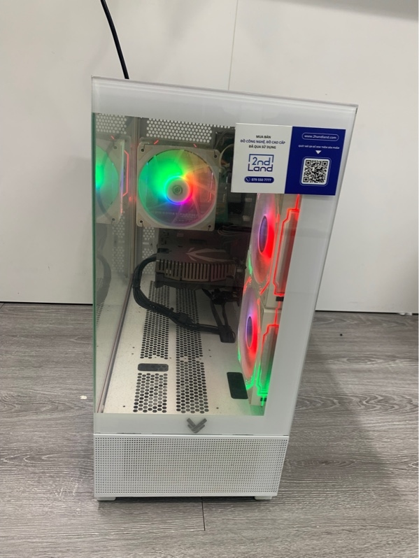 Thùng pc - Chip amd ryzen 5 5500 - Main biostar a520m - Ram samsung ddr4 16gb - SSD 256gb sata - Card rtx 2060 12gb - Nguồn 550w - Màu trắng - Ngoại hình: 97% - Kèm nguồn