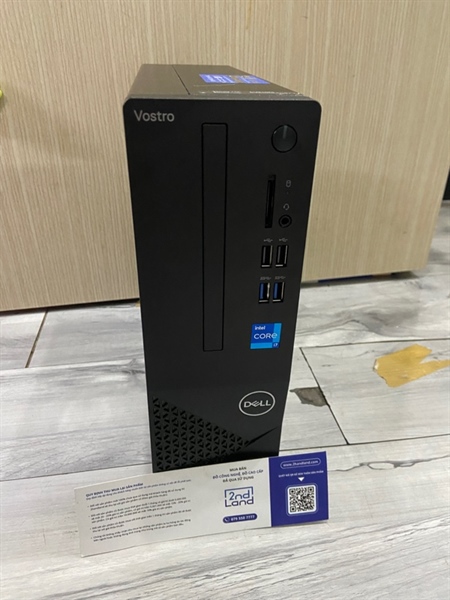Thùng PC Dell - Dell Vostro 3020SFF - Main Dell 08VX12 - i7-13700 - Ram DDR4 - 16GB/512GB SSD - Màu đen - Ngoại hình: 98% - Kèm nguồn