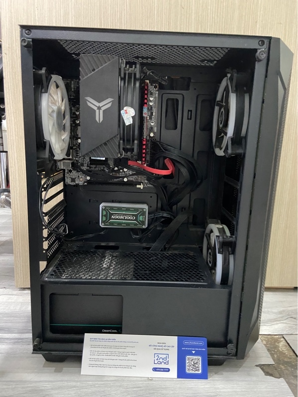 Thùng PC: H81 - Main H81 i5-4590S - Ram 8GB DDR3 Buss 1600 - Ổ cứng 120GB SSD - Nguồn 550W - Màu đen - Ngoại hình: vỏ case xấu - Kèm nguồn