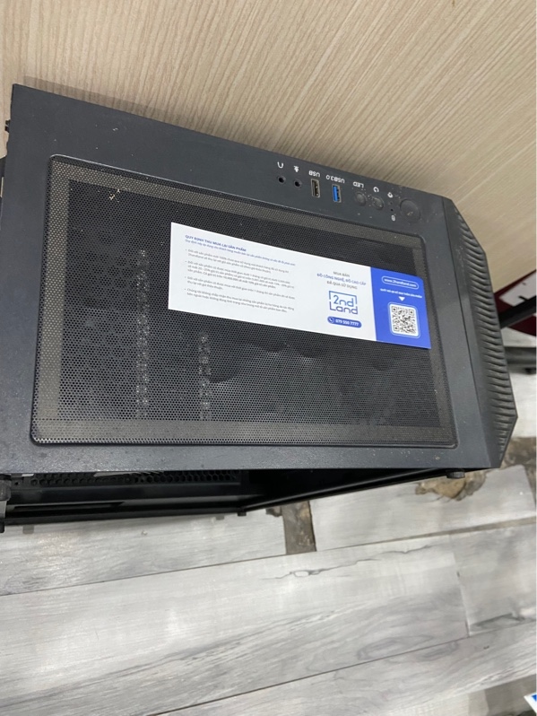 Thùng PC: H81 - Main H81 i5-4590S - Ram 8GB DDR3 Buss 1600 - Ổ cứng 120GB SSD - Nguồn 550W - Màu đen - Ngoại hình: vỏ case xấu - Kèm nguồn