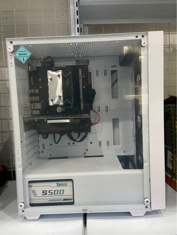 Thùng PC: Main Asus ex-h110m-v - i3 7100 - Ram 8GB DDR4 1 thanh SSD 256GB - GTX 750 - Nguồn sena s500 - Màu trắng - Ngoại hình: 97% - Body