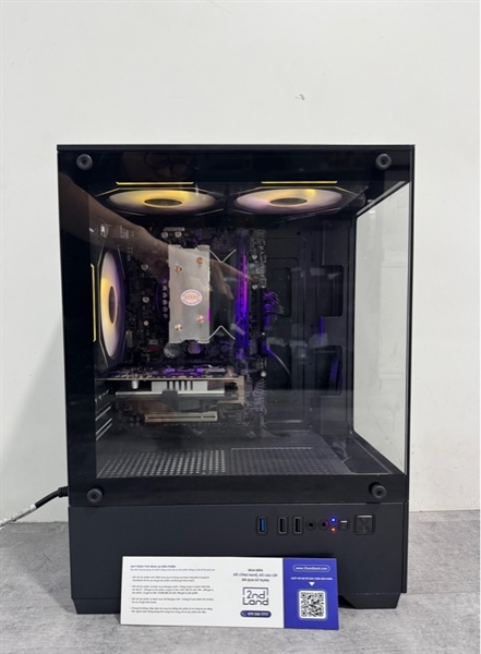 Thùng PC Main Asus H110M - i3 9100F/Card GTX Nvidia Gefore GTX 750 1GB - 8 Ram PC Kllisre/224 GB SSD sata - Nguồn 500W - Ngoại hình 98.5% - Kèm dây nguồn + HDMI + Receiver wifi 1