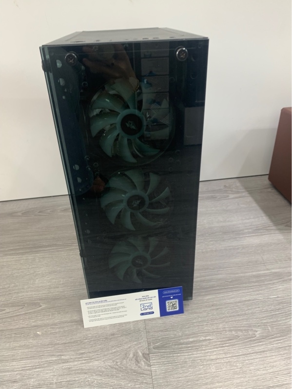 Thùng PC - Main board MSI H510M Pro-E (MS-7D23) - Core i3 10100F - MSI GTX 1660 Super 6GB - Ram X2 8GB DDR 4 Kingston Hyper Fury - Nguồn Silverstone 500w ST50F-ES230 80Plus - Ổ cứng SSD Samsung 500GB - Màu đen - Ngoại hình: 97% - Trầy body - Kèm nguồn