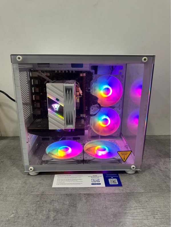 Thùng PC MAIN X99E3 DDR3 V1.4 socket 2011-3 - Chip xeon E5 2676 V3/card GT1030 2GB 16GB DDR3/ 256GB SSD SATA( SK 84) - Nguồn 550W POWER STAR - Màu trắng -Ngoại hình 97% - Kèm nguồn