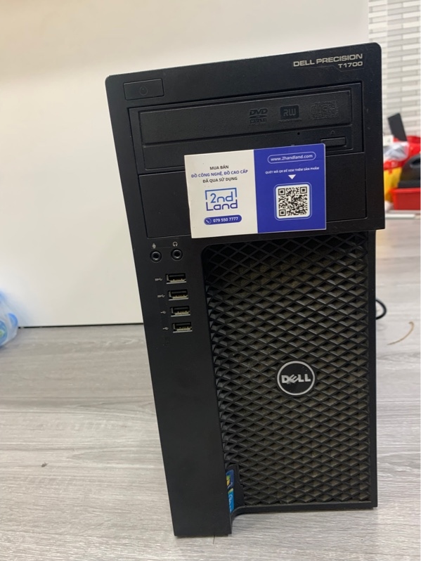 Thùng pc - Mainboard dell 048DY8 - i5-4690K - Ram 16 ddr3, 180gb ssd/1TB HDD - Nvidia geforce GT 730 - Nguồn 290w - Màu đen - Ngoại hình: 98% - Body