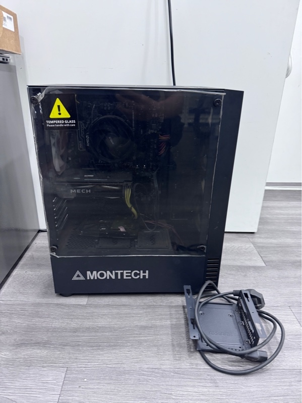 Thùng PC Ryzen 3 4350 pro - main b450m pro vdh max - ram kingston fury 8gb x2 - ssd colorful 256 hdd 250 - Case 3 quạt montech - card rx 6500 xt - Ngoại hình 97% - Trầy xước nhẹ - Kèm dây nguồn và học đựng hdd