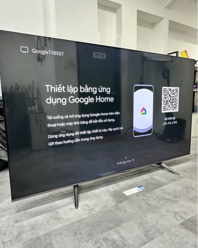 Tivi Xiaomi Google A Pro 75 inch 4K QLED 60Hz (2026) - Màu đen - Ngoại hình 98% - Kèm nguồn + Chân
