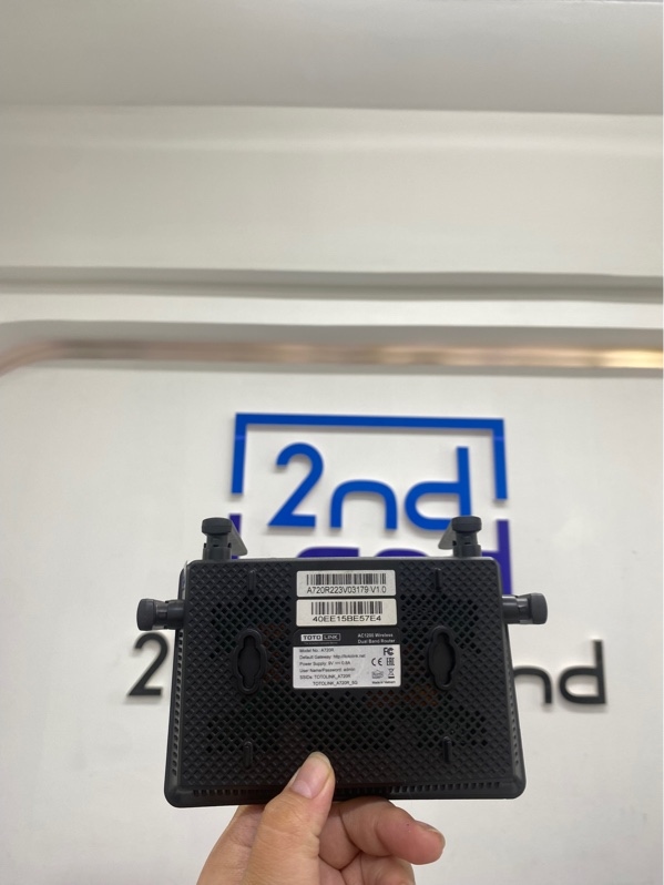 Totolink A720R AC1200 Router - Màu đen - Ngoại hình 97% - Kèm dây nguồn