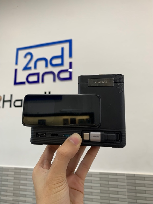 Trạm sạc Cuktech 15 - 6 in 1 Ultra GaN 140W - Màu đen - Ngoại hình: 95% - Body