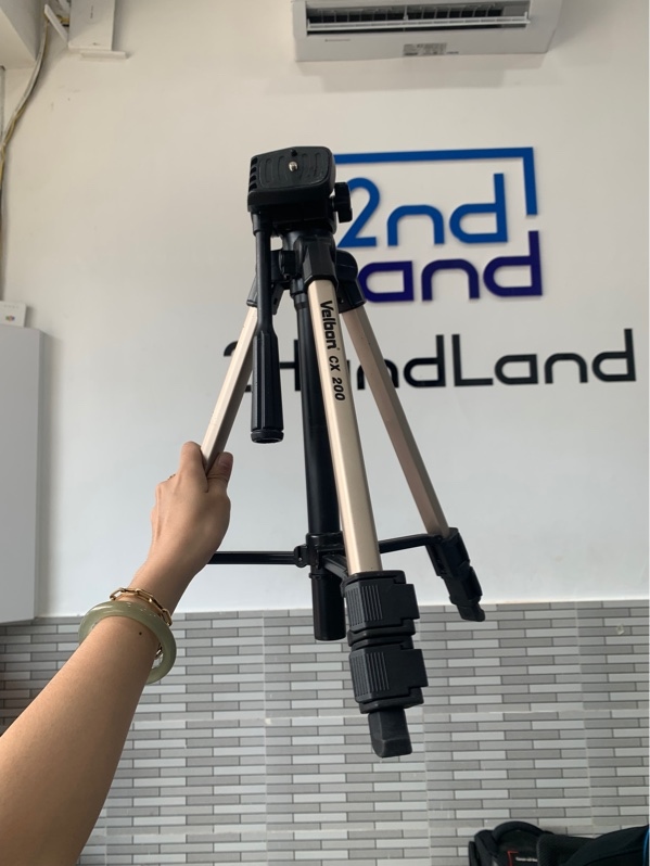Tripod máy ảnh velbon CX200 - Màu xám - Ngoại hình: 97% - Kèm túi