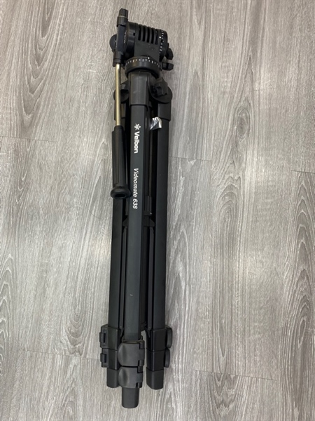 Tripod Velbon Videomate 638 - Màu đen - Ngoại hình 98% - Body