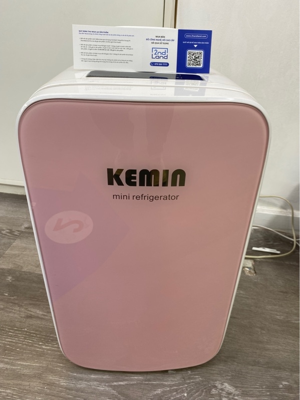 Tủ lạnh mini Kemin K25 - Màu hồng - Ngoại hình 98% - Hư bản led điều khiển - SP LỖI KHÔNG BẢO HÀNH - Kèm dây nguồn