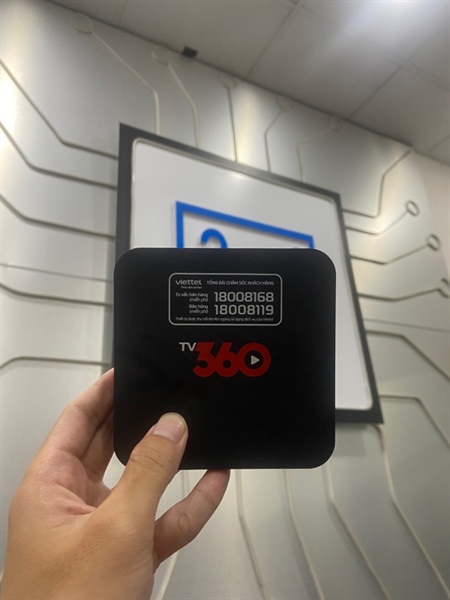 TV box Viettel TV 360 - HP404A - Màu đen - Ngoại hình 98% - Body - Kèm nguồn + Remote