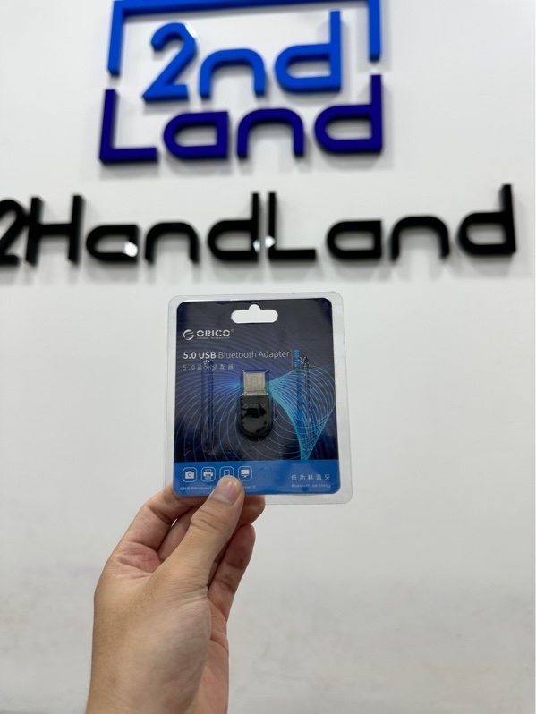 USB Bluetooth Adapter 5.0 ORICO BTA-608 - Màu đen - Ngoại hình 97% - Kèm box