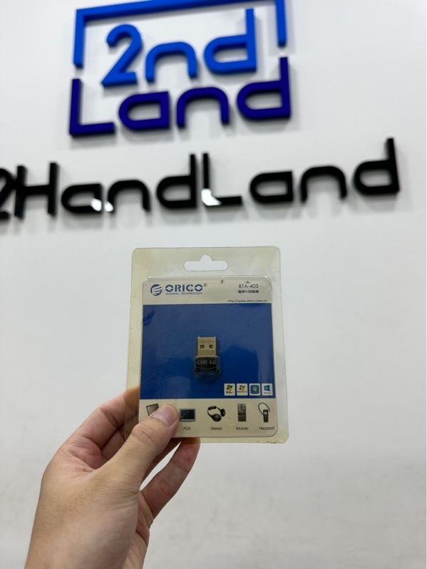 USB Bluetooth V4.0 Adapter ORICO BTA-403 - Màu đen - Ngoại hình 97% - Kèm box