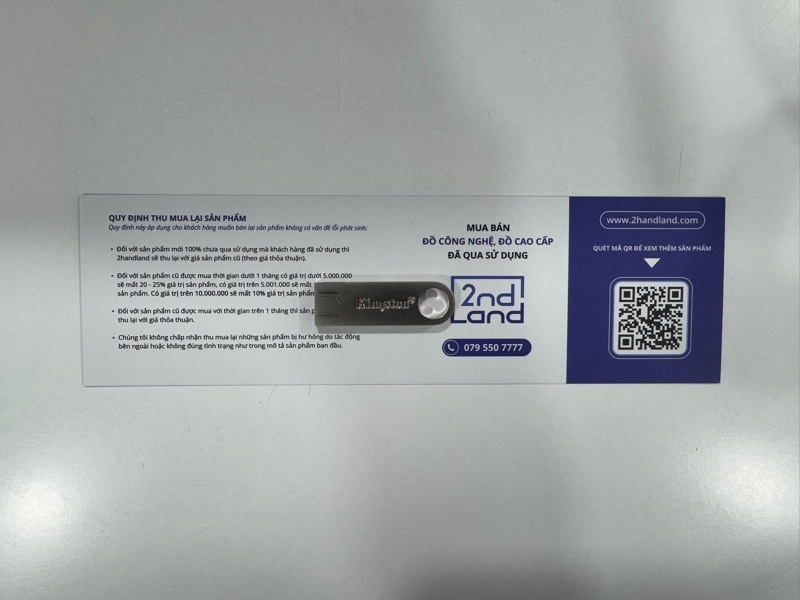 USB Kingston DTSE9H - 64GB - Màu bạc - Ngoại hình 97% - Body