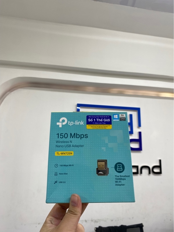USB TP-Link TL-WN725N - Màu đen - Ngoại hình 96% - Bị oxy hoá - Kèm box