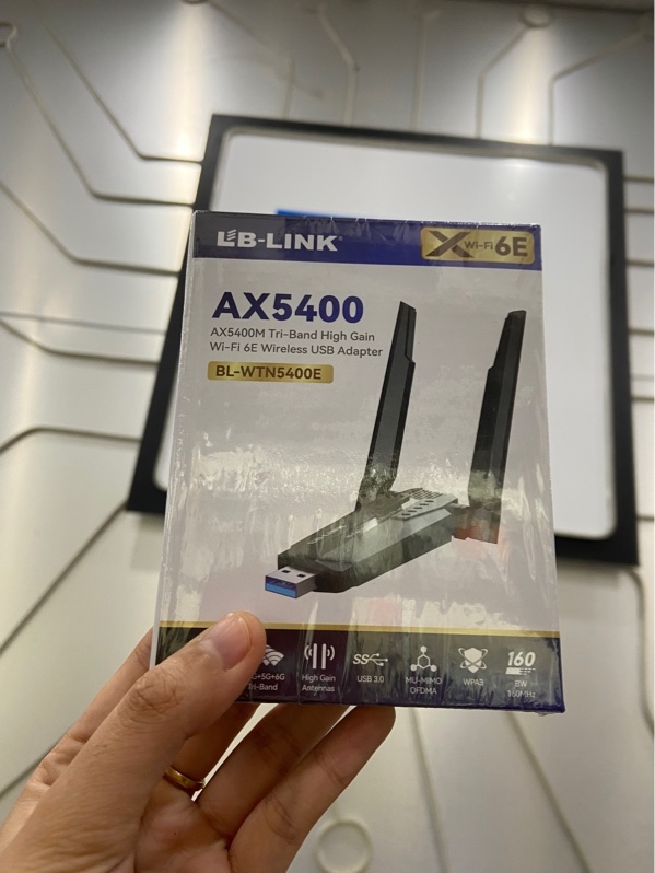 USB Wifi LB-Link AX5400 BL-WTN5400E - Màu đen - Newseal