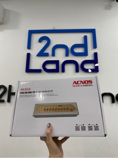Vang số Acnos Sonca Media Mi 30S - Màu đen - Ngoại hình 98% - FullBox